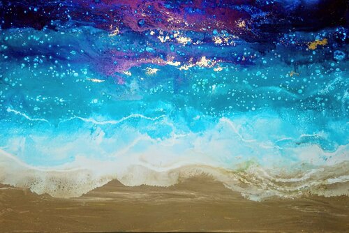 Summer vibes van Eleni Denart, Schilderij te koop op Singulart