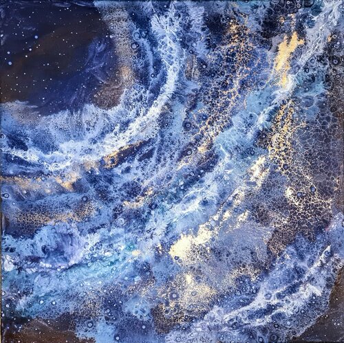 Purple Rain van Eleni Denart, Schilderij te koop op Singulart