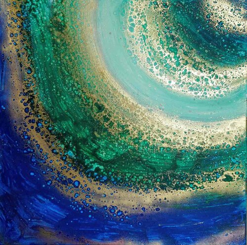 Lost Emerald van Eleni Denart, Schilderij te koop op Singulart