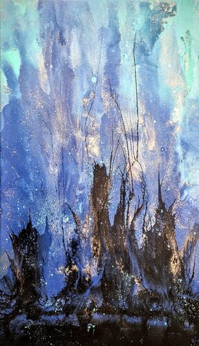Northen Lights van Eleni Denart, Schilderij te koop op Singulart