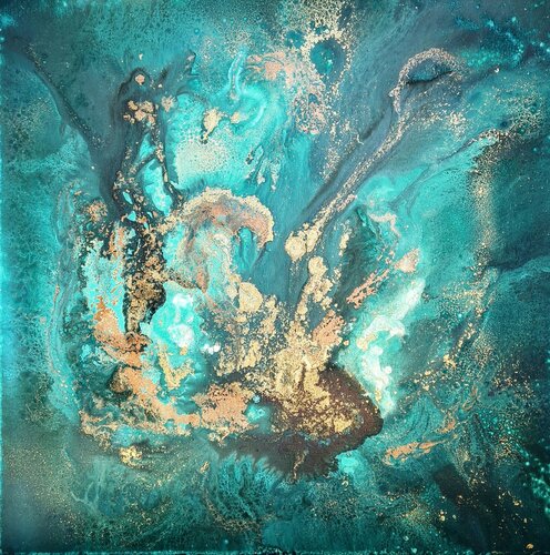 Falling Medusa van Eleni Denart, Schilderij te koop op Singulart
