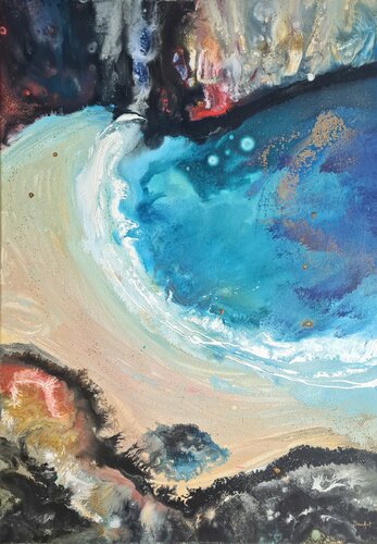 Coast of Andros van Eleni Denart, Schilderij te koop op Singulart