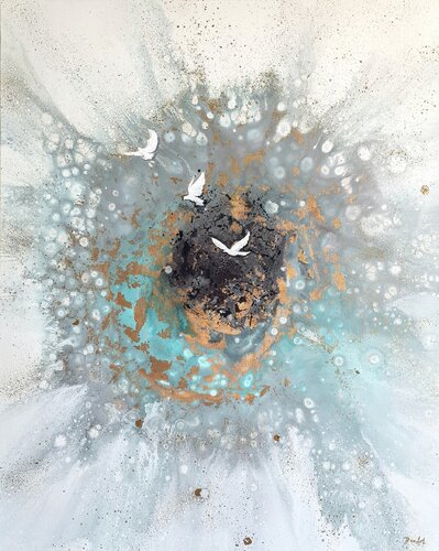 Spiritual Exodus van Eleni Denart, Schilderij te koop op Singulart