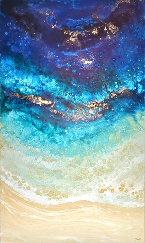 Apeirantho Blue von Eleni Denart, Malerei kaufen auf Singulart