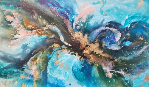 Siren’s Sanctuary de Eleni Denart, Pintura a la venta en Singulart