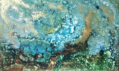 The Lagoon di Eleni Denart, Pittura in vendita su Singulart