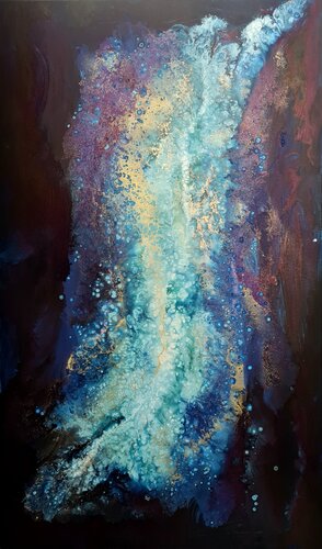 Luminous Abyss by Eleni Denart, Painting for Sale on Singulart