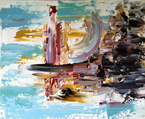 Abstract Shore van David Vall, Schilderij te koop op Singulart