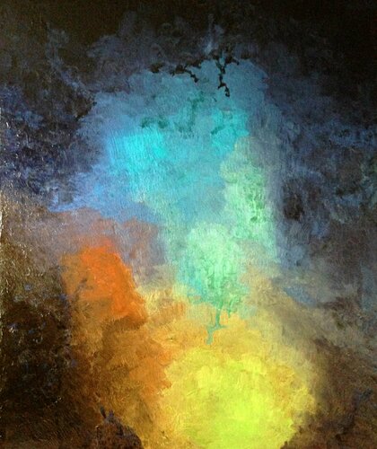 Light in Clouds van David Vall, Schilderij te koop op Singulart