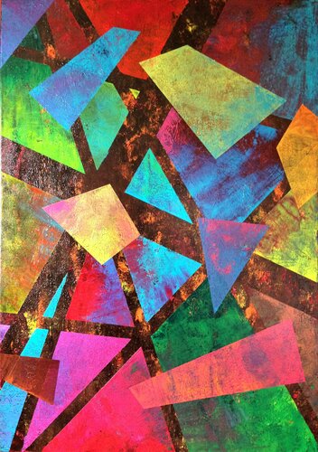 Shattered Glass van David Vall, Schilderij te koop op Singulart
