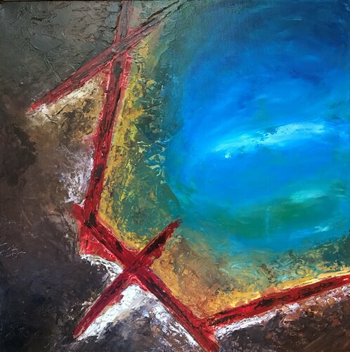 Fracture by David Vall, Painting for Sale on Singulart