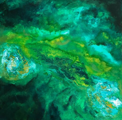 Tikal di David Vall, Pittura in vendita su Singulart
