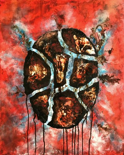 Sky in the Egg di David Vall, Pittura in vendita su Singulart
