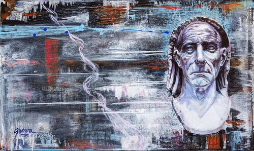 'THE ROMAN' von James 'Kingneon' Gucwa, Malerei kaufen auf Singulart