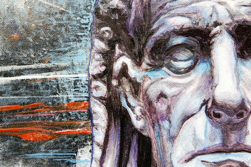 'THE ROMAN' von James 'Kingneon' Gucwa, Malerei kaufen auf Singulart