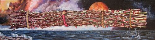 Twigs and Thorns von James 'Kingneon' Gucwa, Malerei kaufen auf Singulart