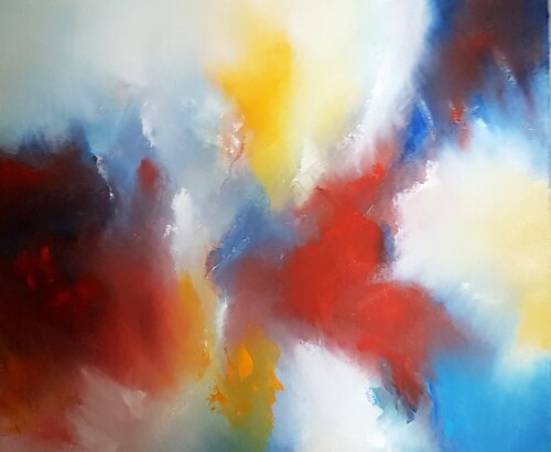 Fusion van Sandrine Hirson, Schilderij te koop op Singulart