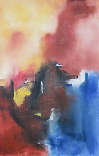 Nuit d'été van Sandrine Hirson, Schilderij te koop op Singulart