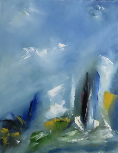 Es tu là van Sandrine Hirson, Schilderij te koop op Singulart