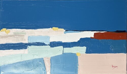 échapée lointaine van Sandrine Hirson, Schilderij te koop op Singulart