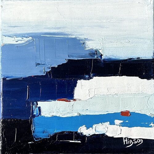 Infiniment bleu 1 van Sandrine Hirson, Schilderij te koop op Singulart