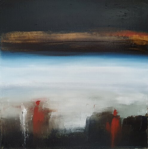 Les larmes du ciel van Sandrine Hirson, Schilderij te koop op Singulart