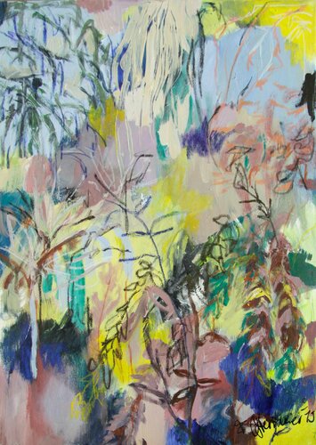Garden Colours van Franziska Ostermeier, Schilderij te koop op Singulart