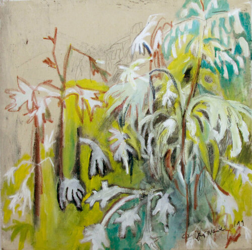 Tropical Woods II by Franziska Ostermeier, Painting for Sale on Singulart