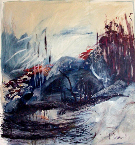 Skye Horizons di Franziska Ostermeier, Pittura in vendita su Singulart