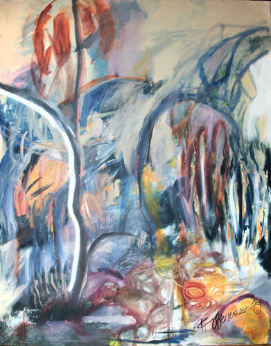 Cloud Forest di Franziska Ostermeier, Pittura in vendita su Singulart