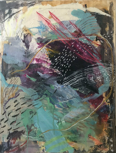 An Angel left di Franziska Ostermeier, Pittura in vendita su Singulart