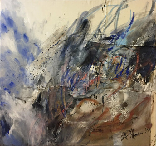 60 streets van Franziska Ostermeier, Schilderij te koop op Singulart