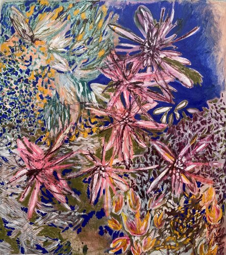 Flower Tale di Franziska Ostermeier, Pittura in vendita su Singulart