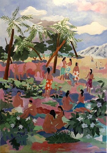 Les Iles by Catherine Vieu, Painting for Sale on Singulart