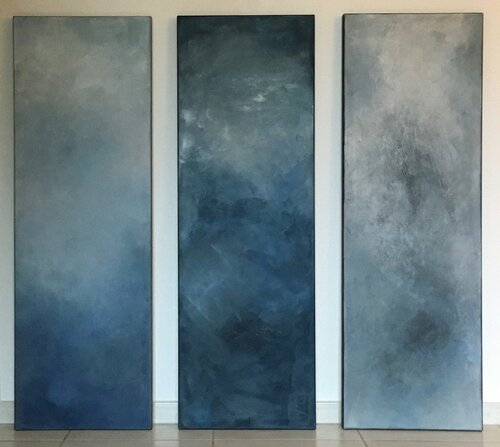 Elements Suite 1 - 3,  Triptych von Alethea Eriksson, Malerei kaufen auf Singulart