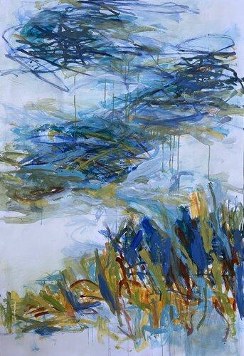 September in the Alps 1 van Alethea Eriksson, Schilderij te koop op Singulart
