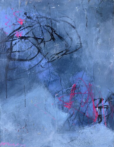 Between the blues von Alethea Eriksson, Malerei kaufen auf Singulart