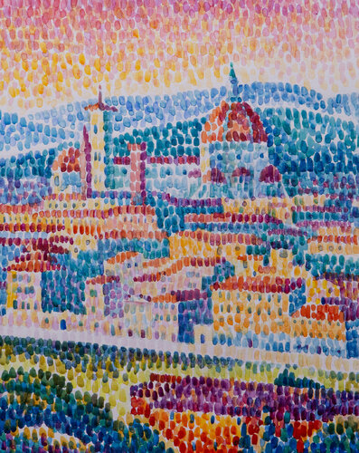 Firenze colorata van Kristina Korò, Werk op papier te koop op Singulart