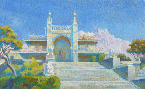 Palazzo Vorontsov. Crimea. van Kristina Korò, Schilderij te koop op Singulart