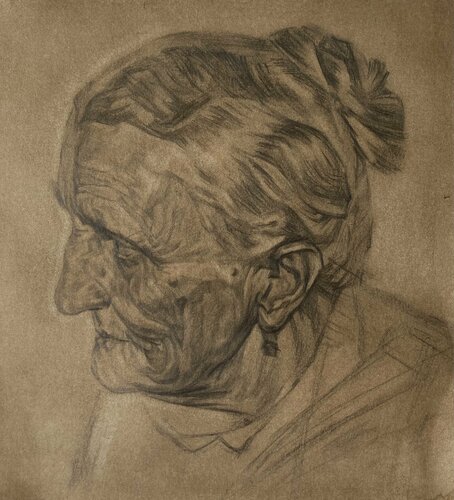 La copia del disegno van Kristina Korò, Tekening te koop op Singulart