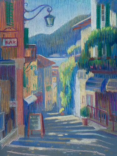 Bellagio par Kristina Korò, Œuvre sur papier en vente sur Singulart