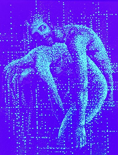 Relazione virtuale III par Kristina Korò, Peinture en vente sur Singulart