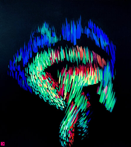 Relazione virtuale V di Kristina Korò, Pittura in vendita su Singulart