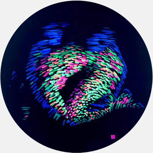 Relazione virtuale VII di Kristina Korò, Pittura in vendita su Singulart