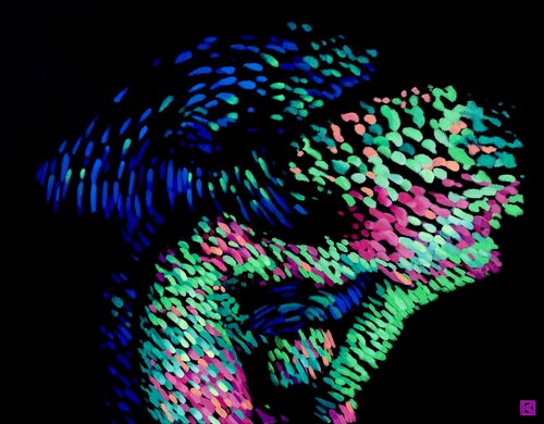 Relazione virtuale X di Kristina Korò, Pittura in vendita su Singulart