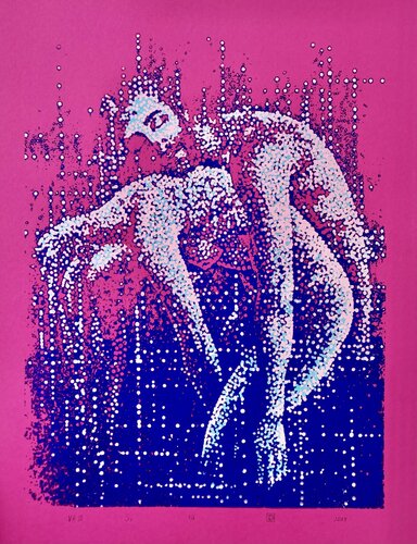 Relazione virtuale III di Kristina Korò, Stampa in vendita su Singulart