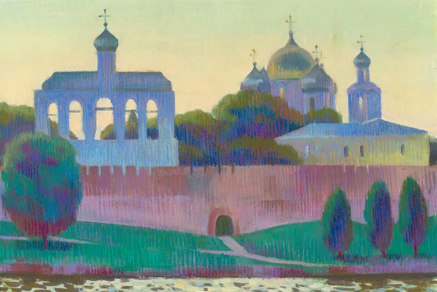 Cremlino di Novgorod la sera Kristina Korò