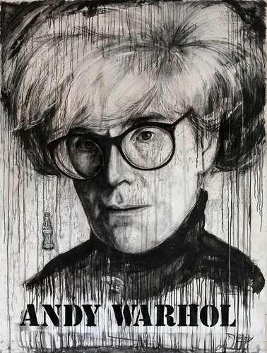 Andy Warhol and The Coke van Inga Mihailovic, Schilderij te koop op Singulart