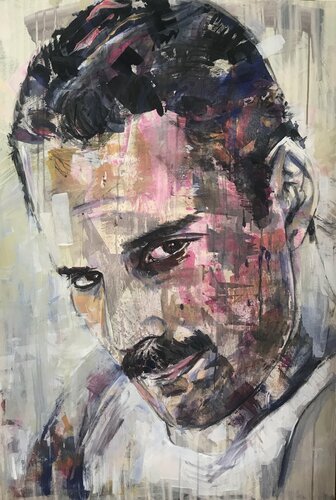 Freddy Mercury van Inga Mihailovic, Schilderij te koop op Singulart