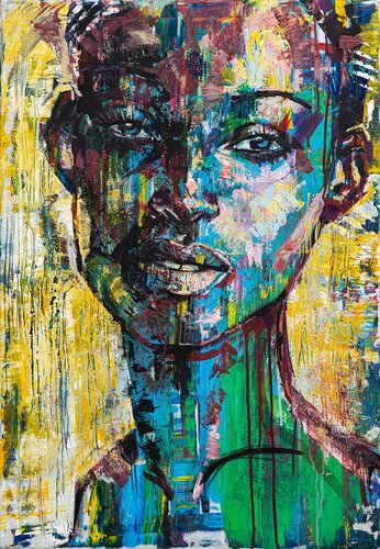 Black Magic Woman di Inga Mihailovic, Pittura in vendita su Singulart